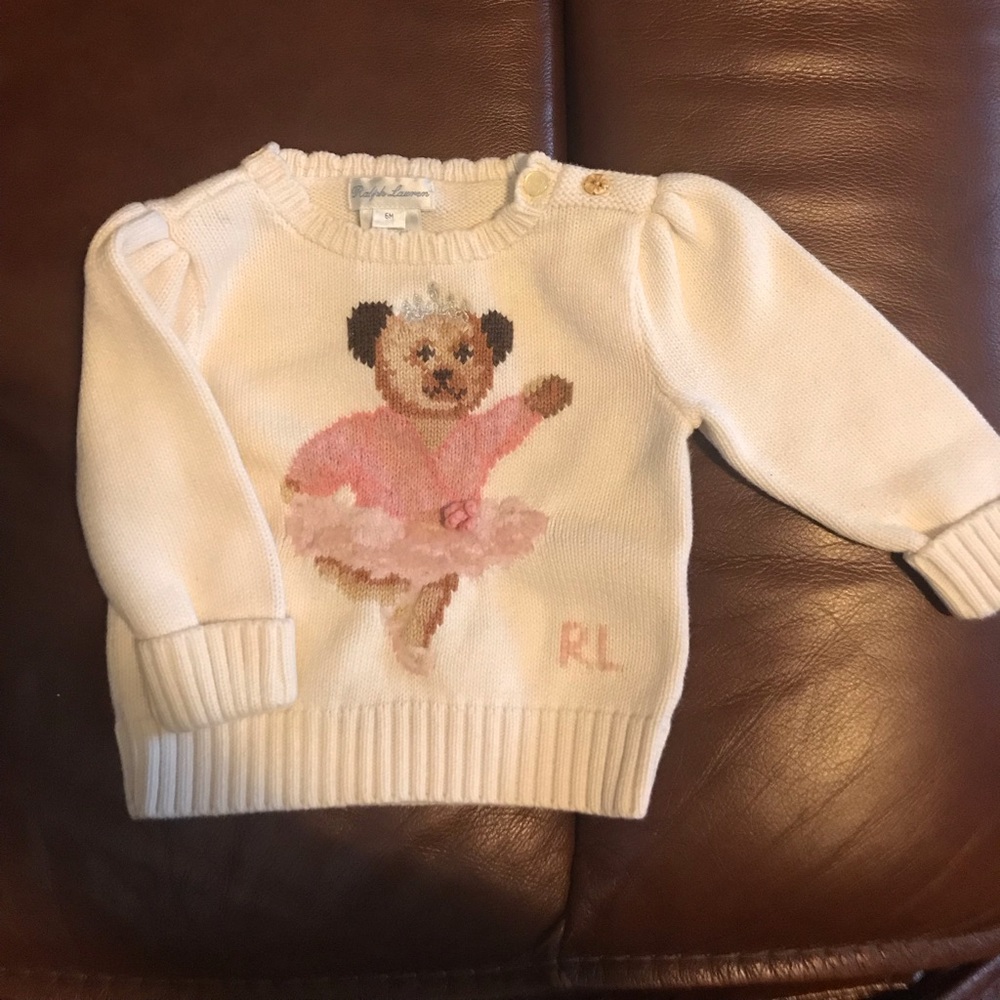 Ralph Lauren “ballerina” bear sweater